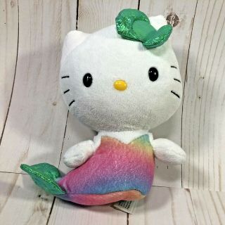 Ty Sanrio Beanie Babies 7 Inch Hello Kitty Mermaid Stuffed Plush Toy 2013