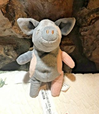 Ikea Kelgris Little Pig Piggy Pink 7.  5 " Plush Soft Toy Stuffed Animal Gray Pink