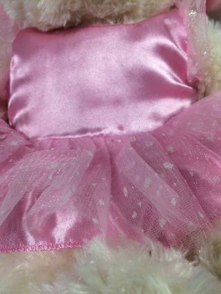 Ballerina Bunny Dan Dee Cream w/ Pink Tutu Plush 17 