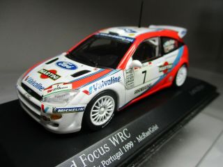 Minichamps 1/43 Ford Focus WRC 7 Portugal Rally Winner 1999 Limited 430998807 2