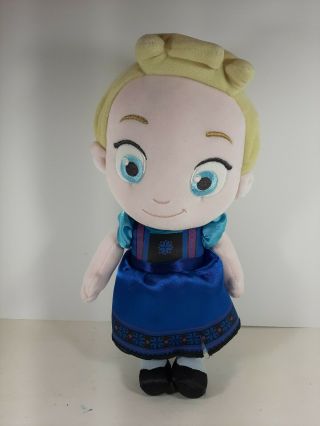 Disney Store Frozen Elsa Doll 12 " Plush Stuffed Child Girl Princess