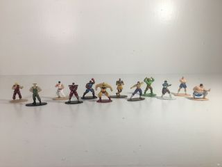 Street Fighter Metalfigs Diecast Metal Figures Set Of 12 Capcom
