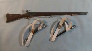 Did Napoleonic Royal Scots Bayonets - Baldrics - Cotswold Brown Bess Musket 1/6