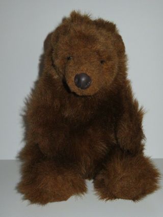 Russ Berrie Kodiak Plush Teddy Bear Stuffed Animal 12 " Brown Bear Grizzly Bear