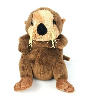 Ganz Webkinz Sea Otter Plush Hm359 Brown Stuffed Animal Toy No Code