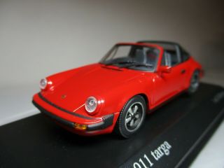 Minichamps 1/43 Porsche 911 Targa 1977 Red (Bahiarot) Limited 400061262 2