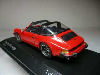 Minichamps 1/43 Porsche 911 Targa 1977 Red (Bahiarot) Limited 400061262 3