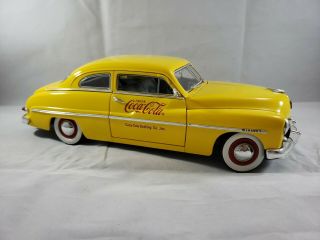 Johnny Lighting Yellow 1949 Mercury Coupe Scale 1:18 (h4) Coca Cola