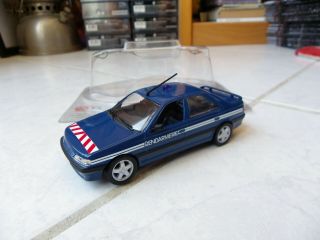Peugeot 405 Gendarmerie Police Norev 1/43 Miniature Sous Blister