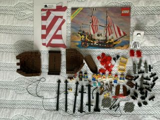 Lego Pirate Set 6285 Black Seas Barracuda Check It Out Incomplete Set