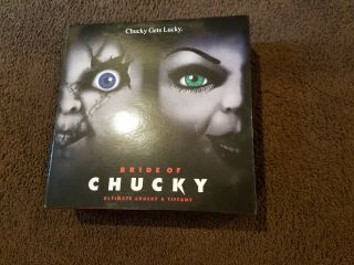 Ultimate Chucky & Tiffany Bride Of Chucky 4 " Inch Action Figure 2 - Pack Neca 2018