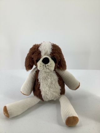 Scentsy Buddy Baby Patch Brown White Puppy Dog No Sachet 14” Plush Toy