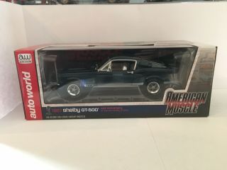 1/18 Shelby Gt 500 Mustang 1967 Autoworld American Muscle 50th Anniversary