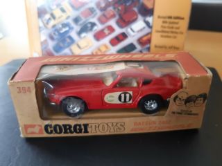 Corgi Whizzwheels 394 Datsun 240z Mint/boxed (old Shop Stock)