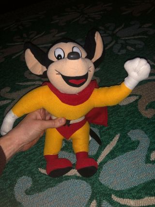 Vintage Mighty Mouse Plush Toy