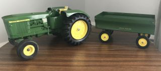Vintage 1980’s John Deere 5020 Toy Farm Tractor With Trailer - Owner