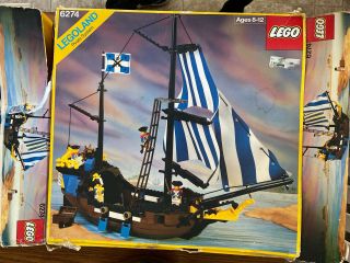 Lego Pirates Caribbean Clipper (6274) Missing Cannons And Minifigs