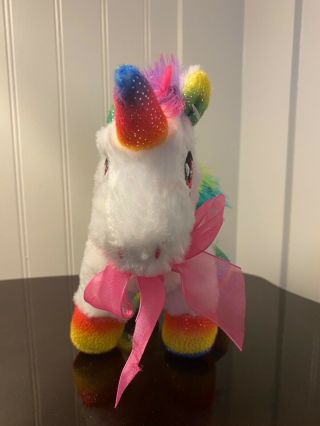 Unicorn Stuffed Animal Plush Dan Dee Rainbow/White 7.  5 Inches for Kids 2