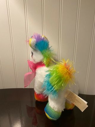 Unicorn Stuffed Animal Plush Dan Dee Rainbow/White 7.  5 Inches for Kids 3