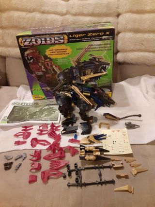 Zoids 1/72 Liger Zero X 054 Electronic Motorized Kit Hasbro.