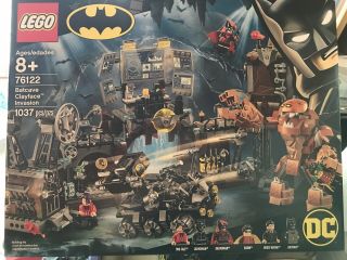 Lego Dc Heroes Batman Batcave Clayface Invasion Building Toy 1037pcs 76122