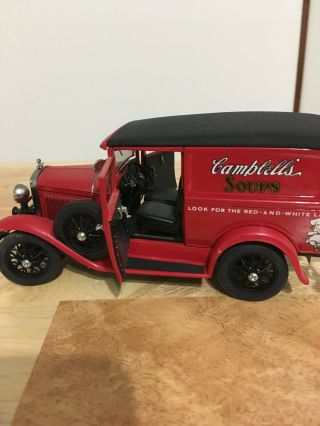 Die Cast Model Danbury 1931 Campbell ' s Soup Delivery Truck 3