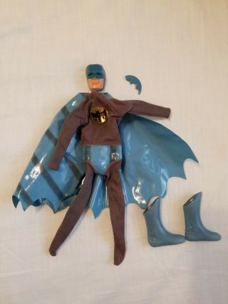 1966 Vintage Captain Action Batman Costume,  Mask,  Boots