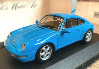 Minichamps Porsche 911 Coupe Blue 1993 1/43 Special Edition Model Car