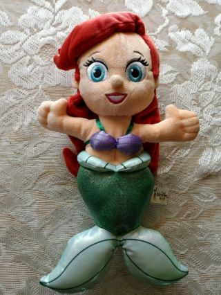 Disney Ariel Little Mermaid Plush Stuffed Toy Walt Disney World 12 Inch