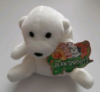Bean Sprouts Sasha Polar Bear Plush Animal Baby Toy