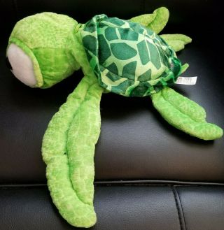Ideal Toys Large Eyed Green Sea Turtle Stuffed/plush - 16 "