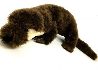 Wildlife Artists River Otter Plush Brown Stuffed Animal 20 " Nc Aquarium Society