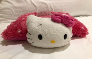 Hello Kitty Pillow Pets Dream Lites Light Up Pillow Hot Pink Night Light -