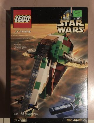 Lego Star Wars 7144 Boba Fett Slave I Complete And Instructions