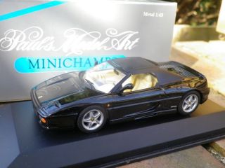 Minichamps Ferrari F 355 Softtop 1994 Noire Comme Neuf En Boite