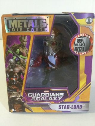 Jada Diecast Guardians Of The Galaxy Starlord Star - Lord M150 Action Figure 4 "
