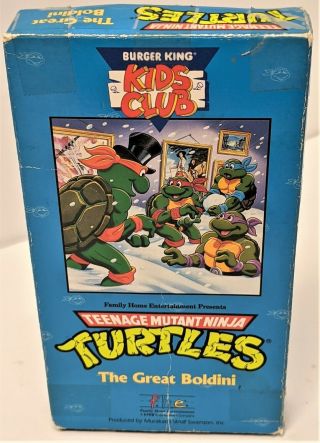 Teenage Mutant Ninja Turtles Bundle Animated and Live Action VHS 2