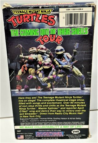 Teenage Mutant Ninja Turtles Bundle Animated and Live Action VHS 3