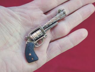 1/4 Scale Miniature Steampunk Pistol Gun Weapon