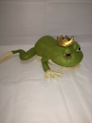 Dreamworks Disney Shrek The Third 3rd King Frog Father Plush Movie Toy Crown