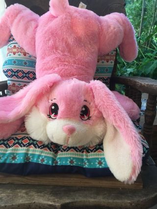 Dan Dee Collectors Choice Bunny Rabbit Pillow - Pink/White Big 24 