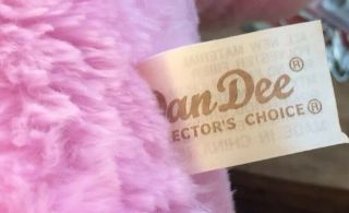 Dan Dee Collectors Choice Bunny Rabbit Pillow - Pink/White Big 24 