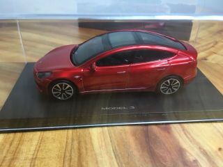 Tesla Motors Model 3 1:43 Scale Diecast Model Car (read)