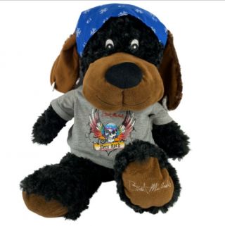 Brett Michaels “chance” Dog Pets Rock And Roll Poison Plush Stuffed Animal Toy