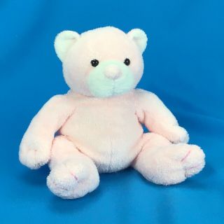Ty Pluffies 2003 Baby Pink Pudder Teddy Bear Stuffed Animal Plush Toy Tylux
