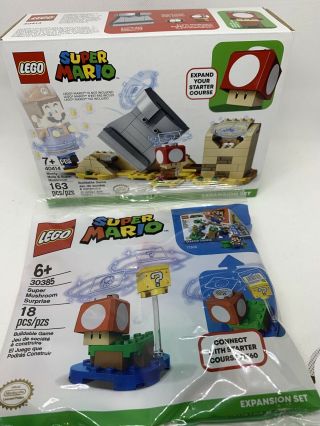 Mario Lego 40414 Monty Mole & Mushroom Rare,  30385 Bag