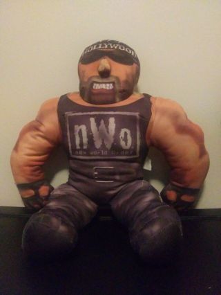 Body Bashers Hollywood Hulk Hogan 8 " Wrestling Toy Biz Wcw / Nwo 1998