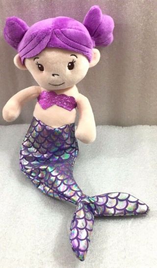 Purple Mermaid Dan Dee Plush 15 " Doll