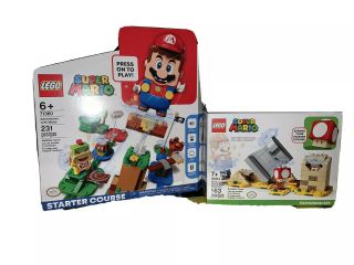 Lego 71360 Mario And Lego 40414 Monty Mole & Mushroom In Hand