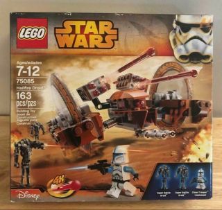 Disney Lego Star Wars Hailfire Droid 75085 Nib Retired